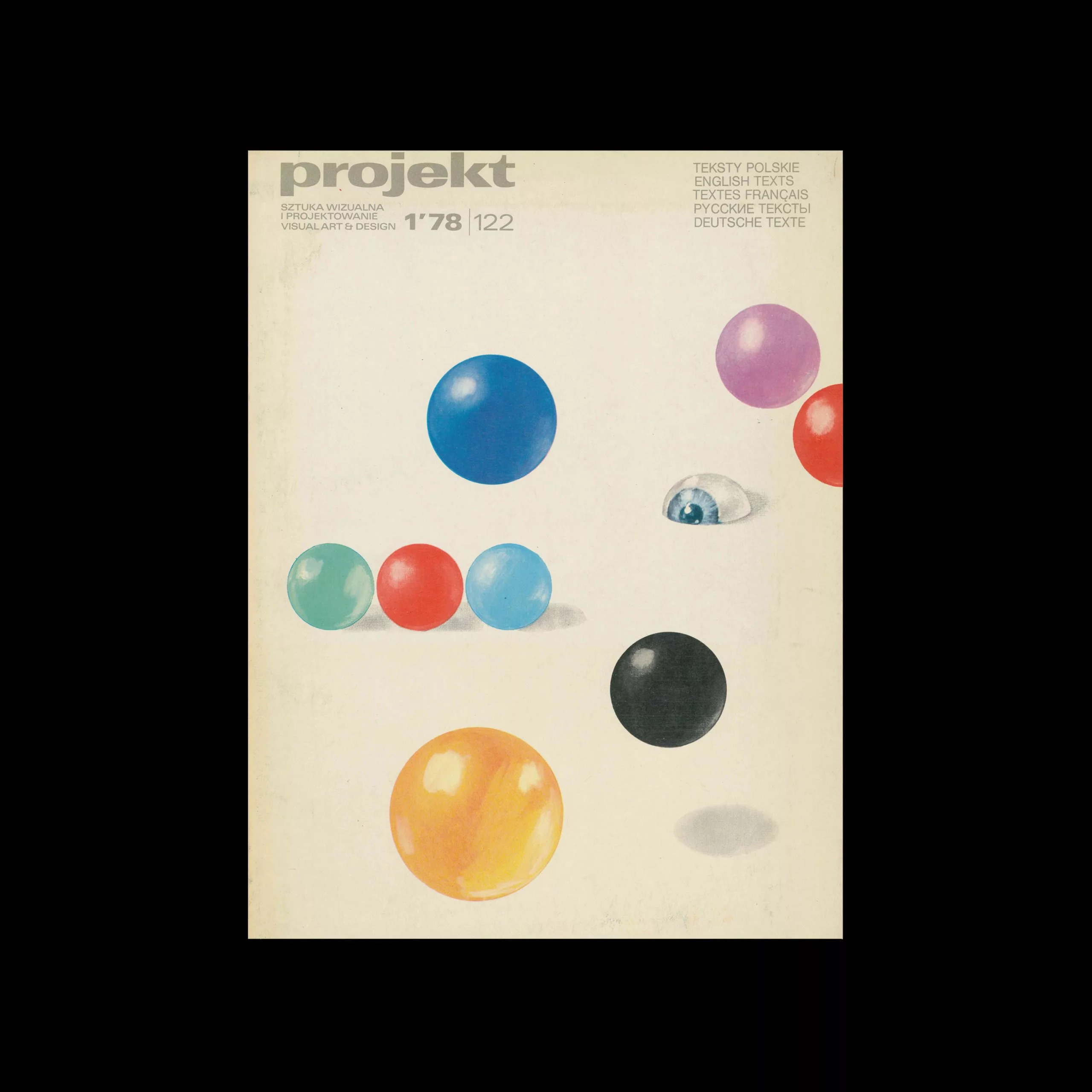 Projekt 122 1, 1978. Cover design by Maciej Urbaniec