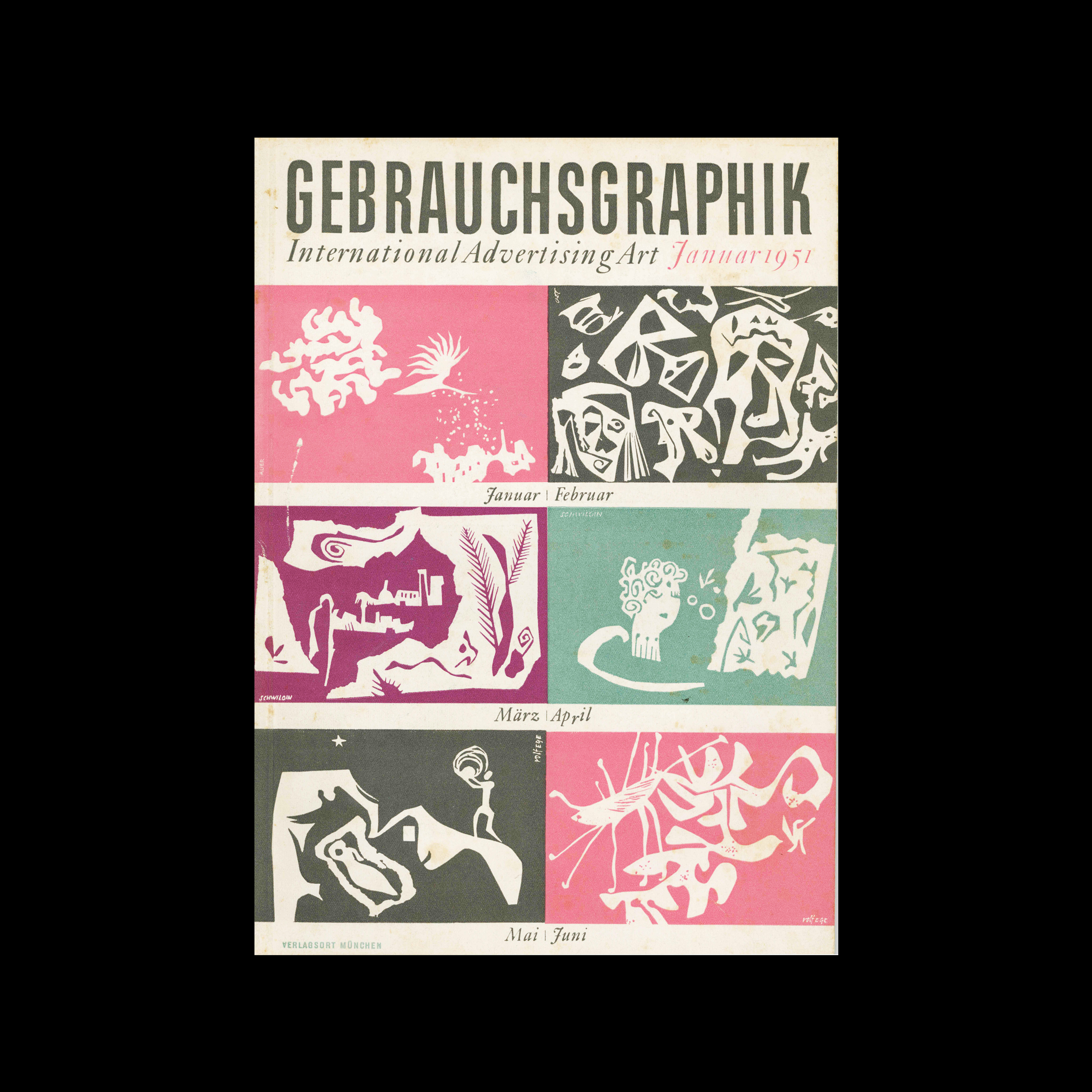 Gebrauchsgraphik, 1, 1951