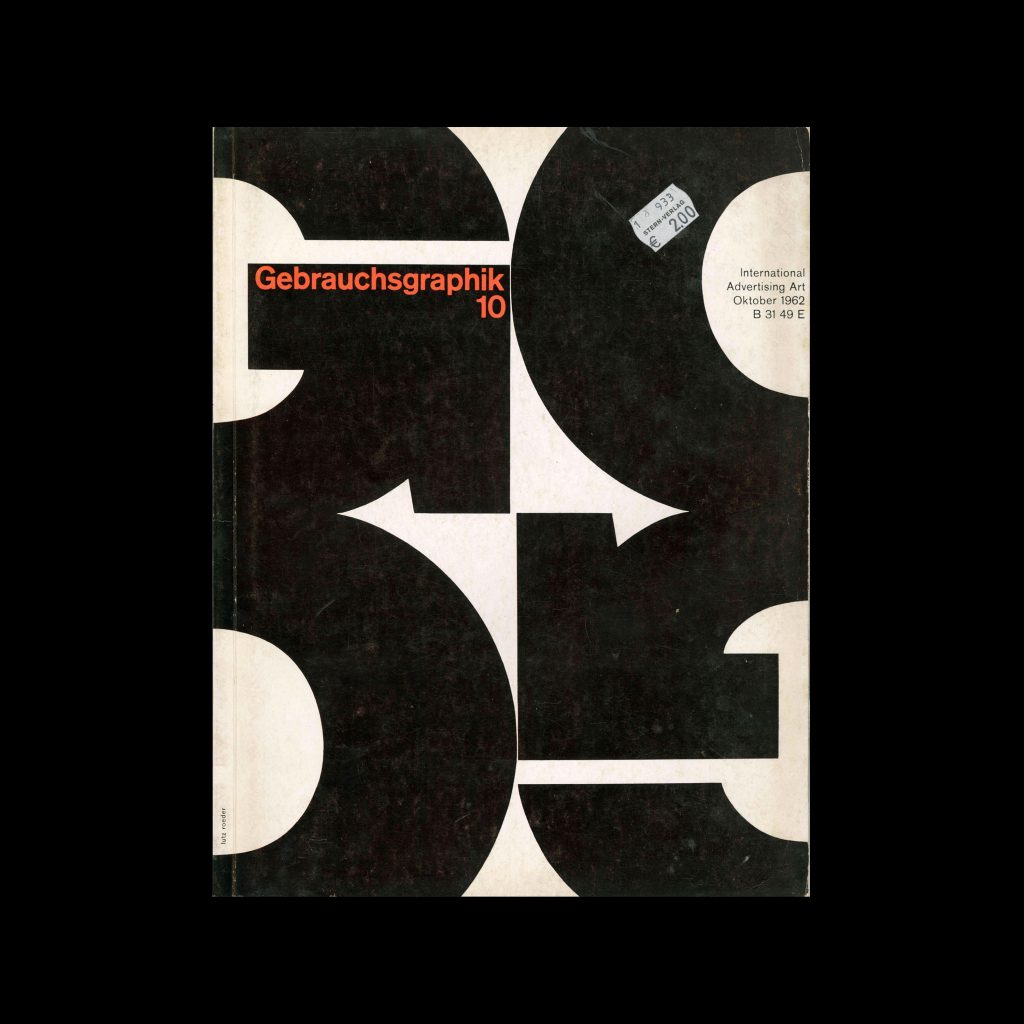 Gebrauchsgraphik, 10, 1962