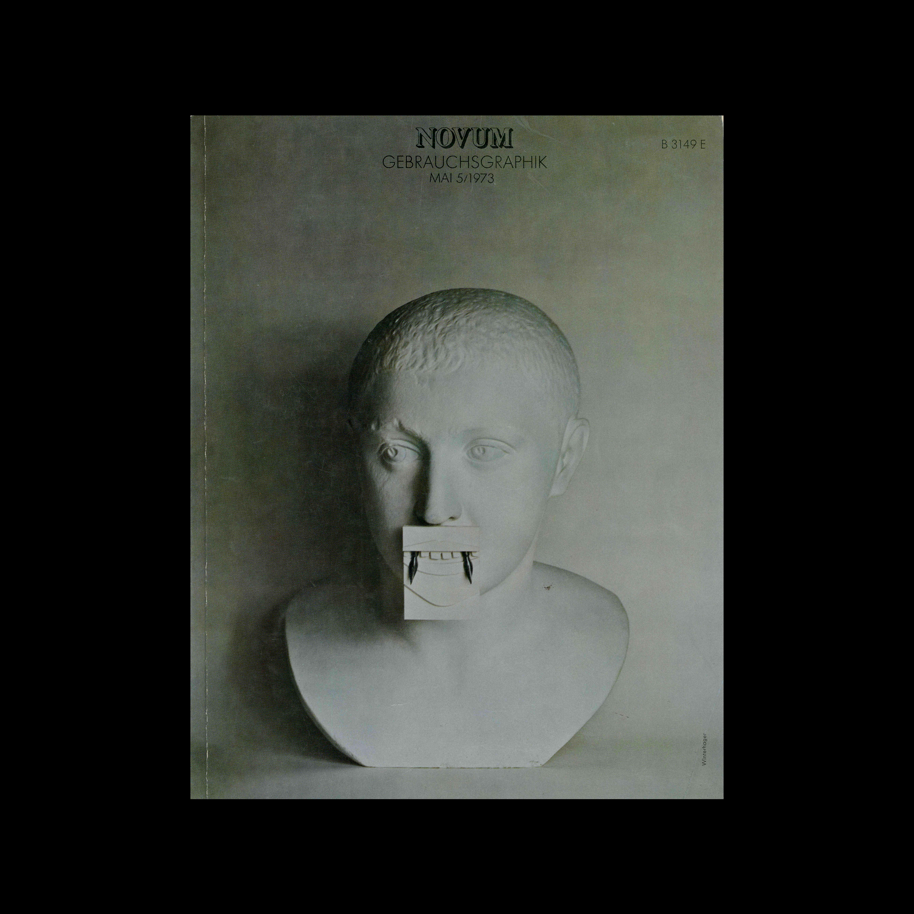 Novum Gebrauchsgraphik, 5, 1973 1 Novum Gebrauchsgraphik, 5, 1973. Cover design by Klaus Winterhager