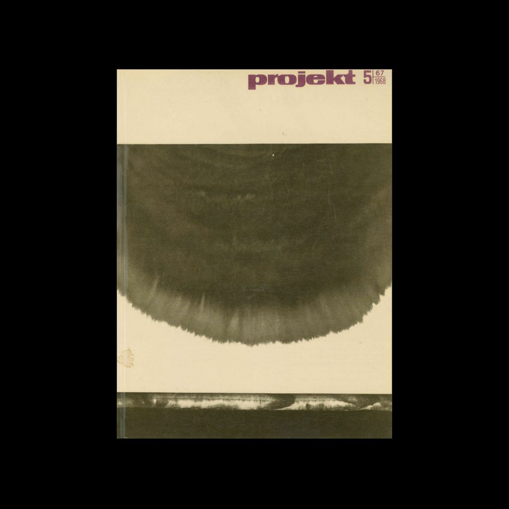 Projekt 67, 5, 1968. Cover design by Roman Artymowski
