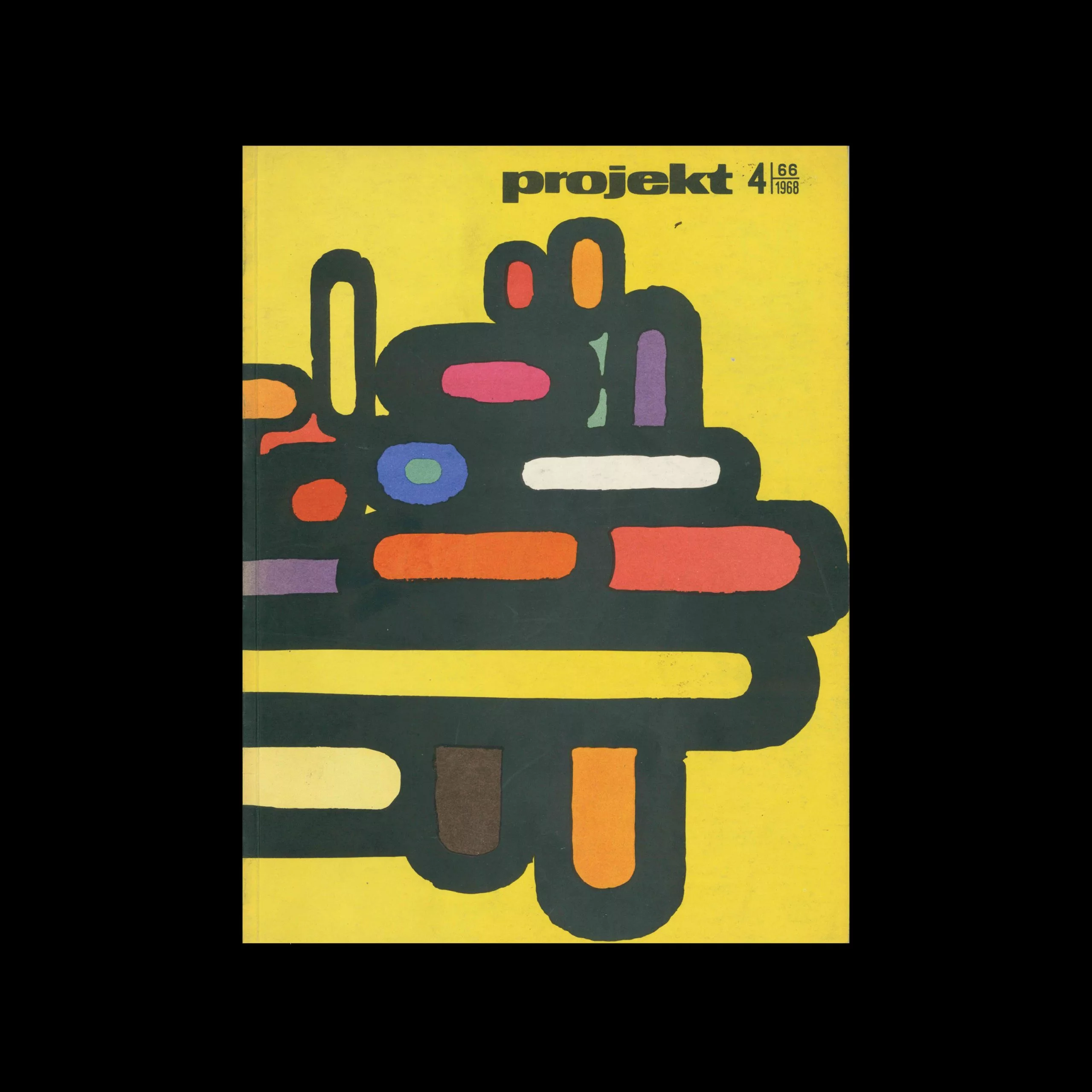 Projekt 66, 4, 1968. Cover design by Marek Mosinski