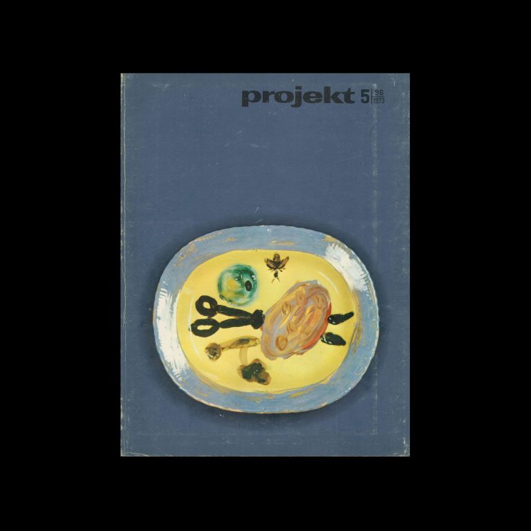 Projekt 96, 5, 1973. Cover design featuring painting by Pablo Picasso