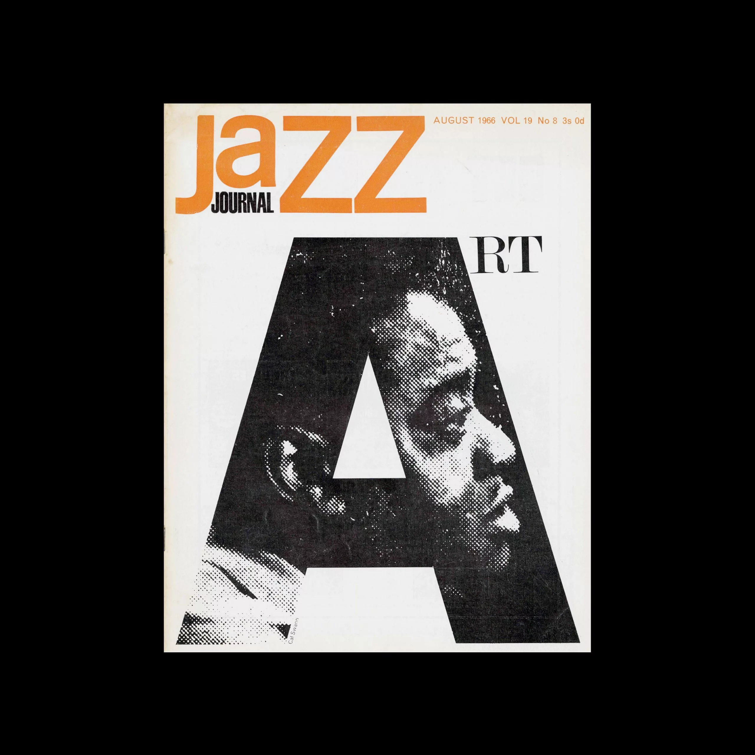 Jazz Journal, 8, 1966. Cover design by Cal Swann