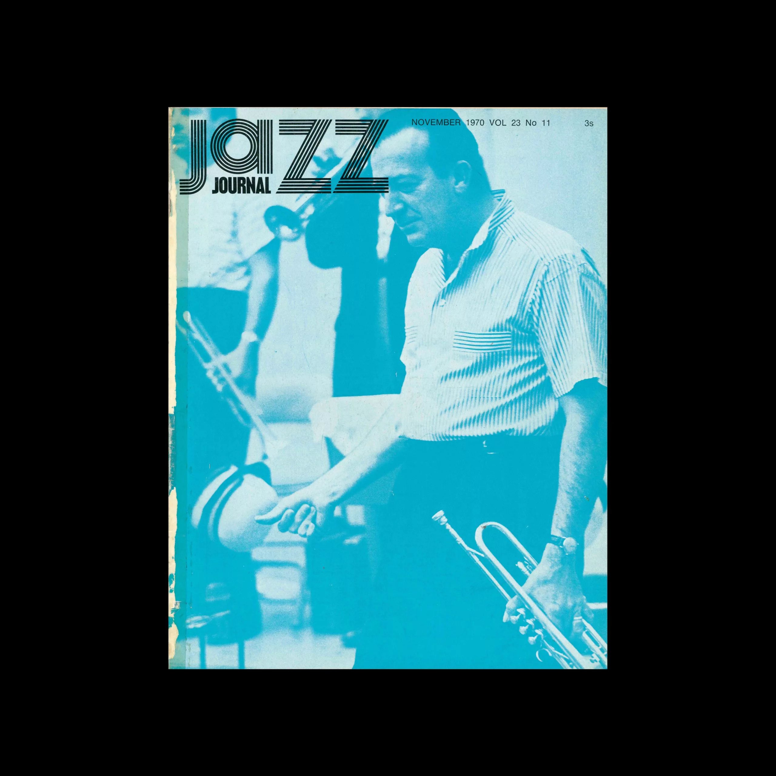 Jazz Journal, 11, 1970. Cal Swann (Design), Harry James (Photography)