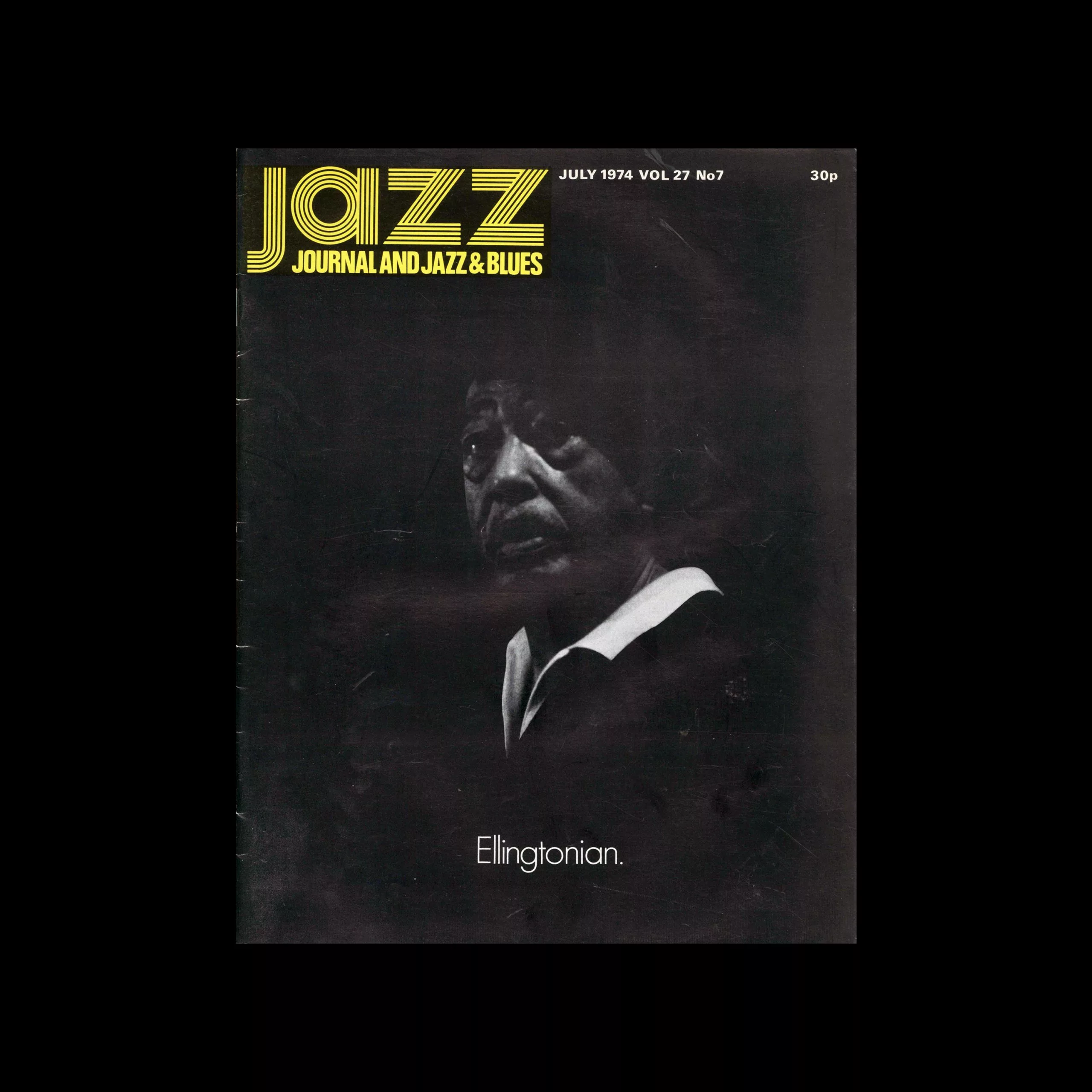 Jazz Journal, 7, 1974. Cover design by Cal Swann