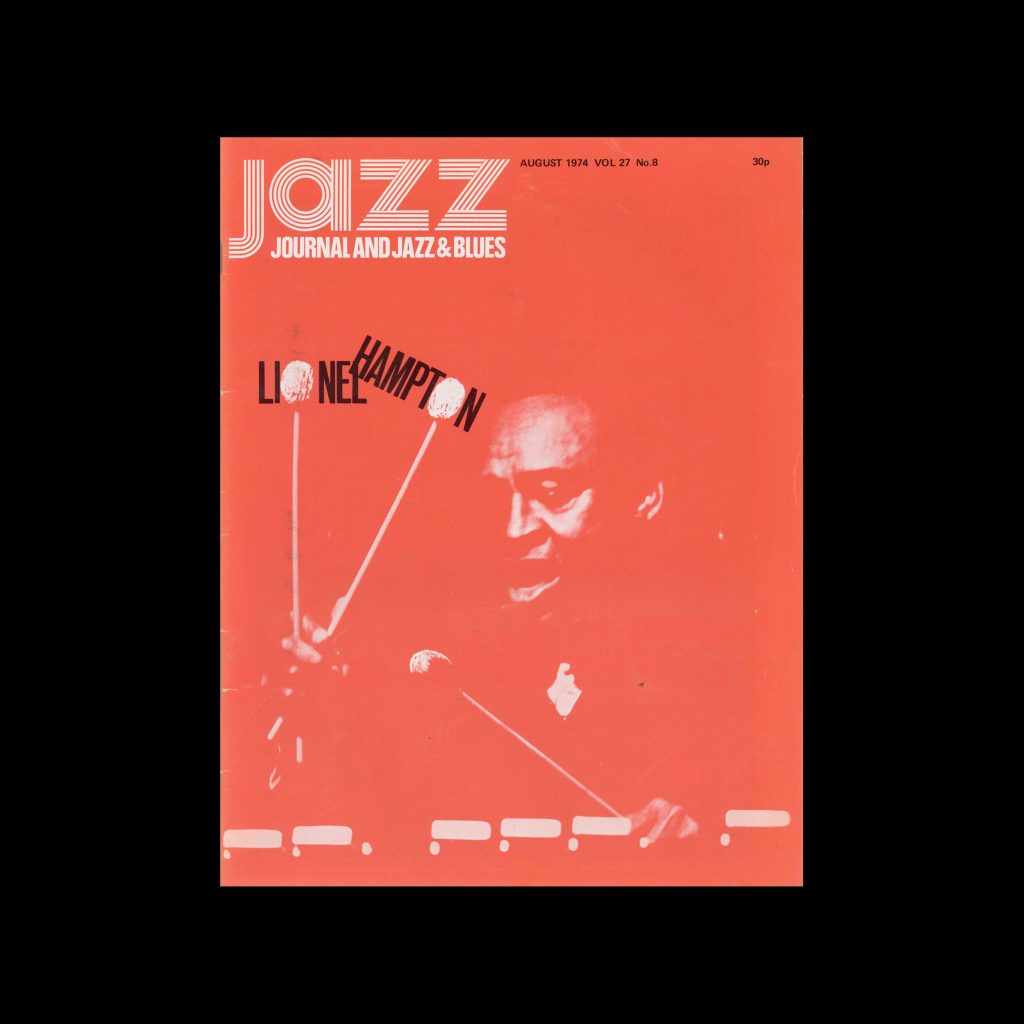 Jazz Journal, 8, 1974. Cover Cal Swann (Design), David Redfern (Photography)