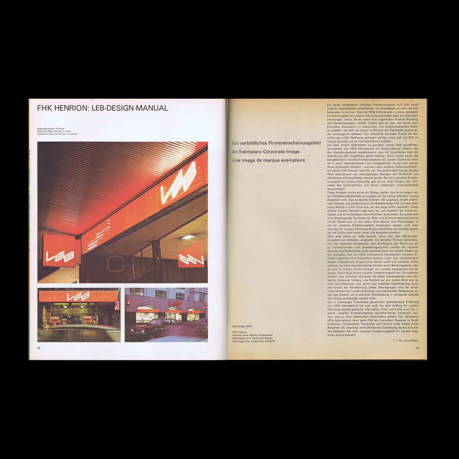 Novum Gebrauchsgraphik, 10, 1974 - FHK Henrion, LEB-Design-Manual