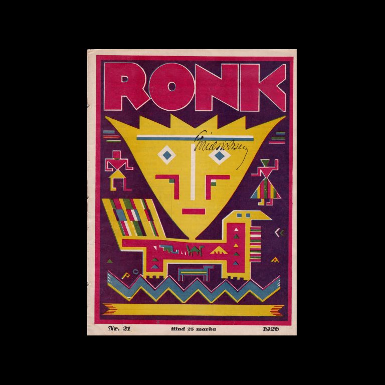 Ronk, Nr, 21, 1926. Cover design by Peet Aren