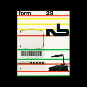 Form, Internationale Revue 29, March 1965. Designed by Karl Oskar Blase