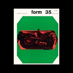 Form, Internationale Revue 35, September 1966. Designed by Karl Oskar Blase