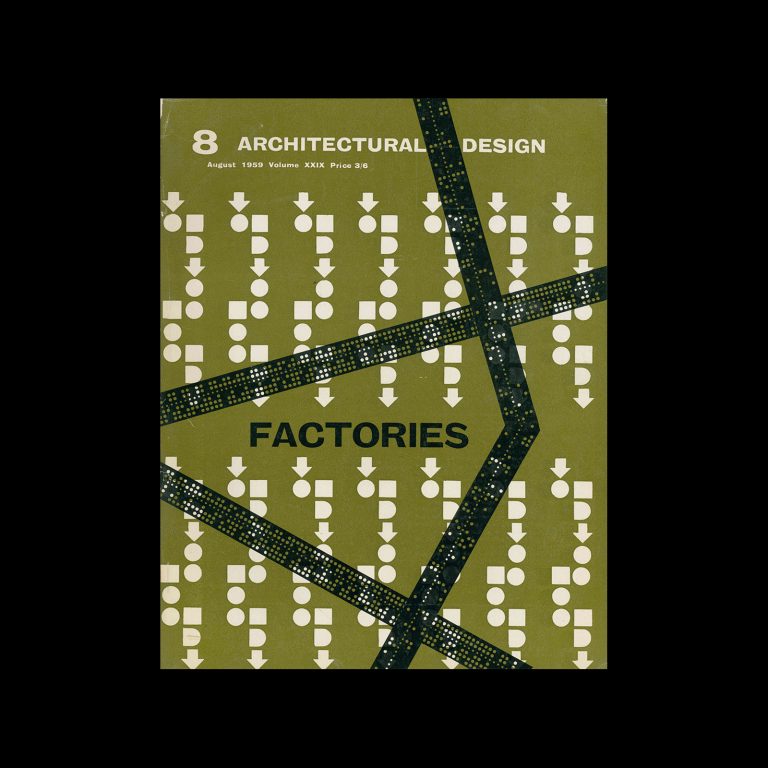 Architectural Design, August 1959. Cover design by Theo Crosby