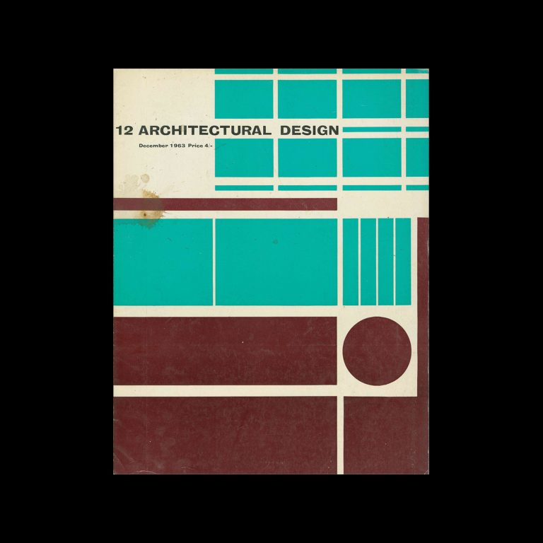 Architectural Design, December 1963. Cover design by Kenneth Frampton