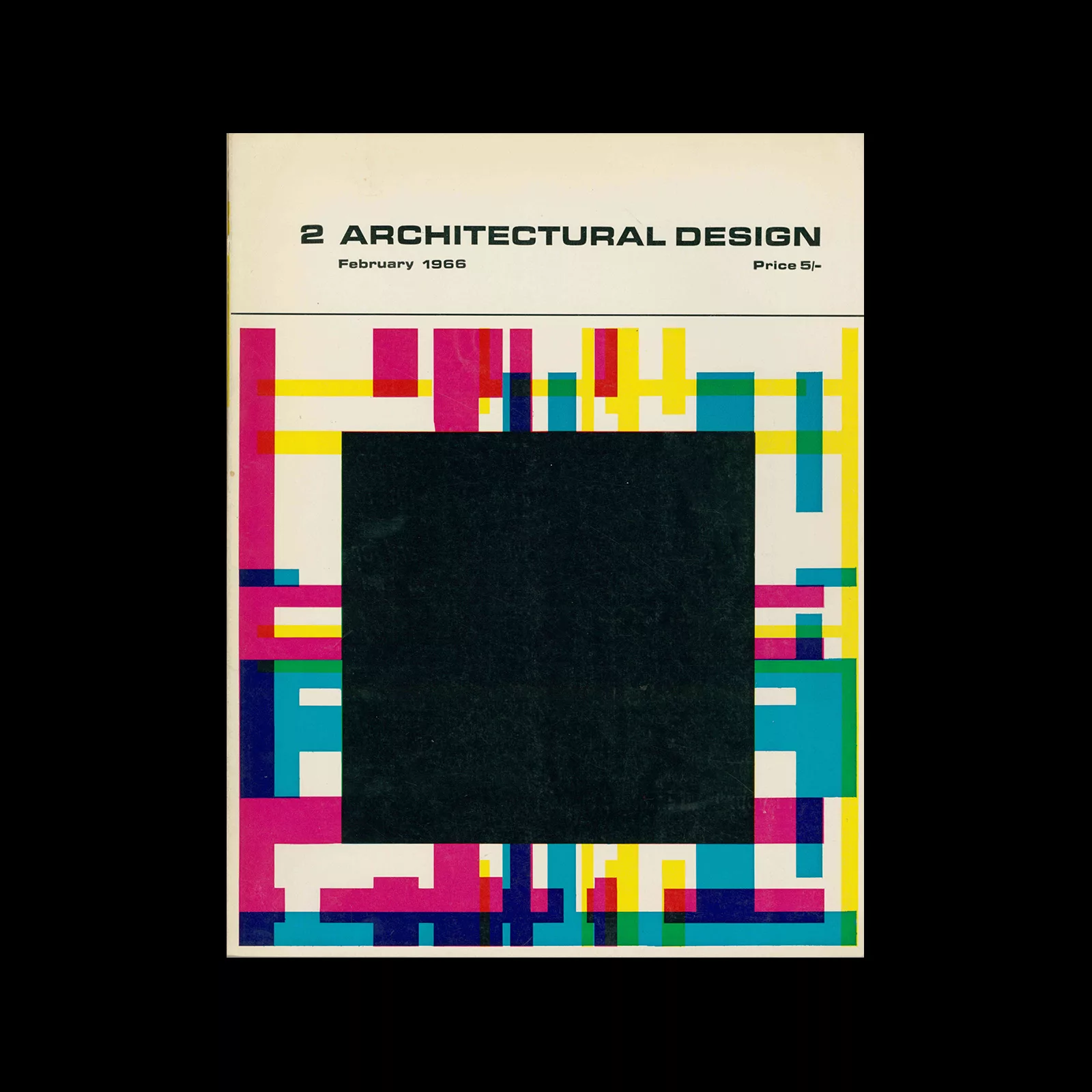Architectural Design, February 1966. Cover design by Theo Crosby