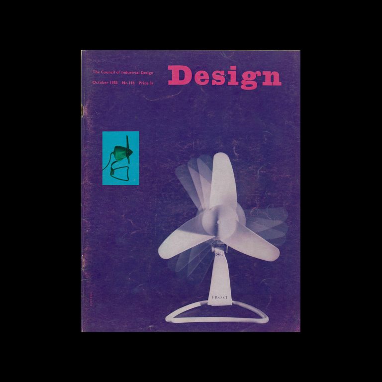 Design, Council of Industrial Design, 118, October 1958. Cover design by Ken Garland