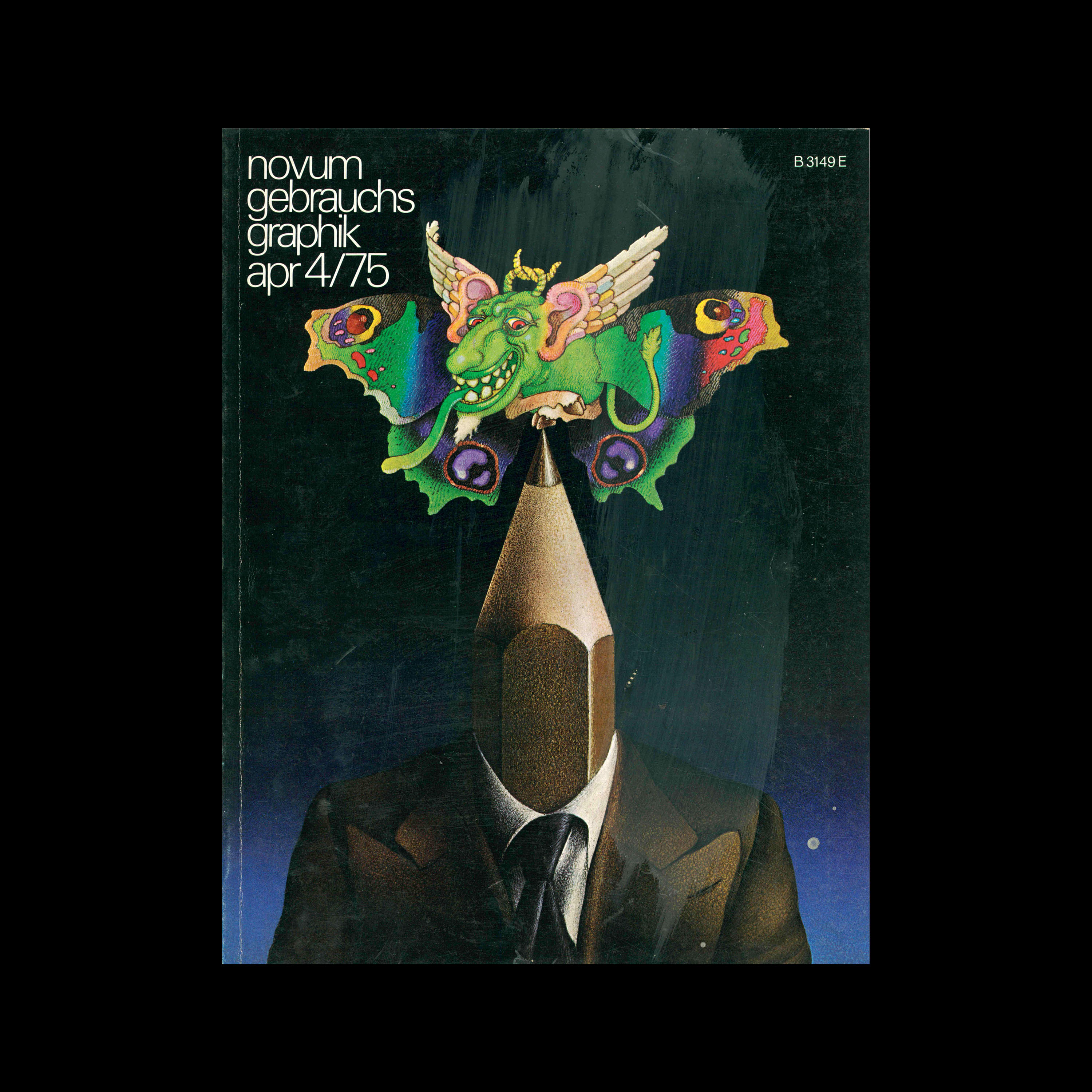 Novum Gebrauchsgraphik, 4, 1975 1 Novum Gebrauchsgraphik, 4, 1975. Cover design by Patrick Couratin + Henri Galeron