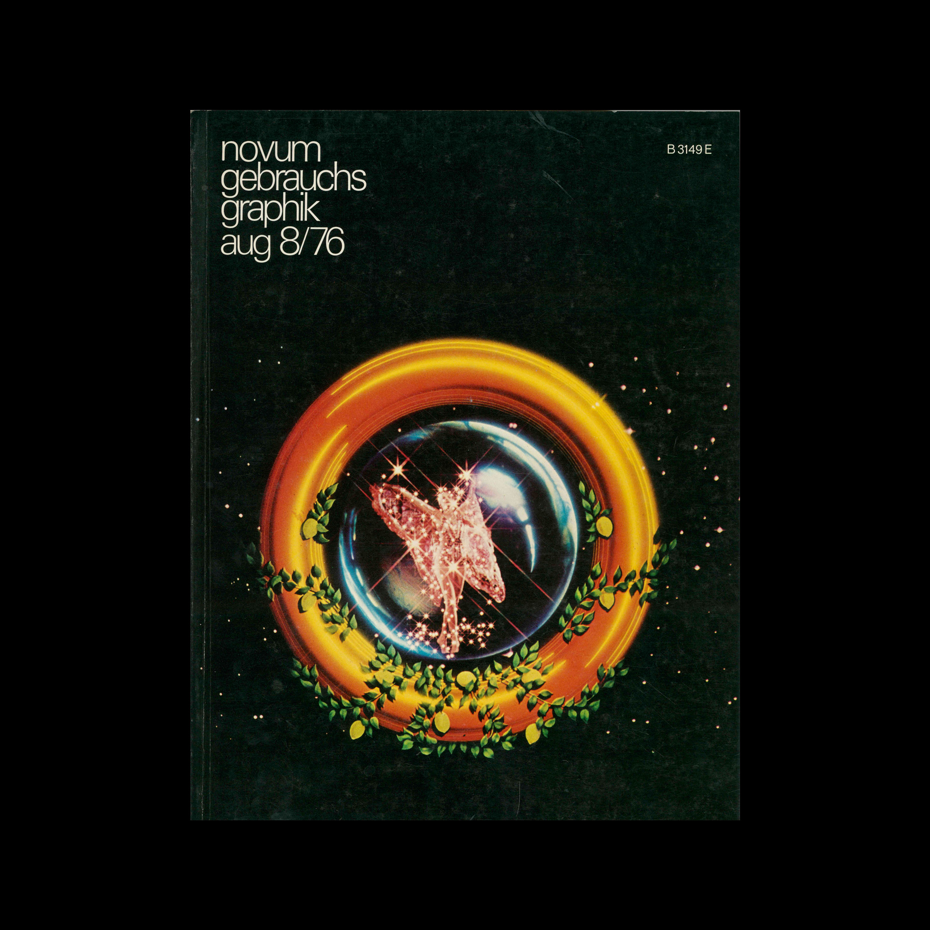 Novum Gebrauchsgraphik, 8, 1976. Cover design by Richard Taylor and Wayne Kimbell