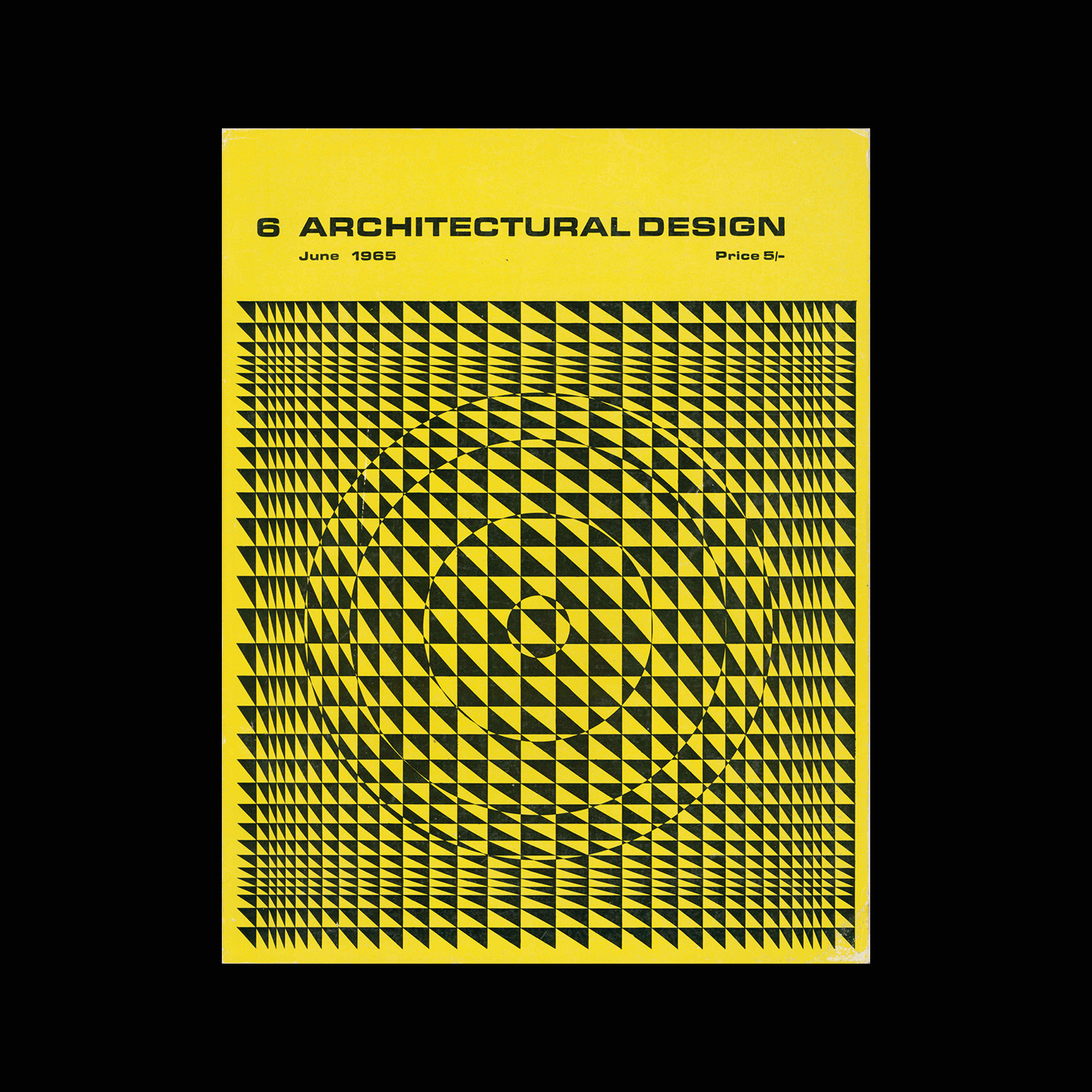 Architectural Design, June 1965 1 Architectural Design, June 1965. Cover design by A. Stockbridge