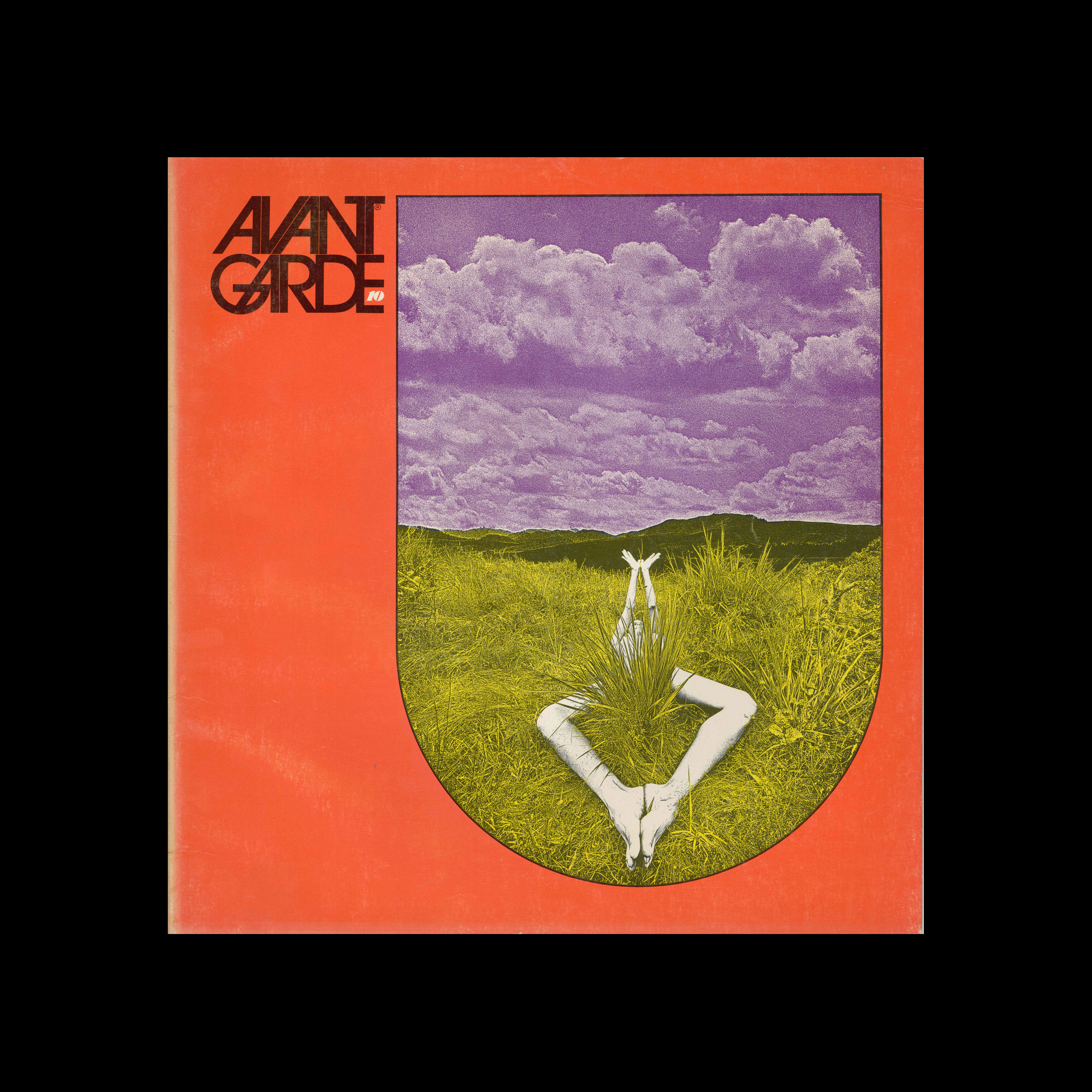 Avant Garde Volume 10, January 1970. Designed by Herb Lubalin