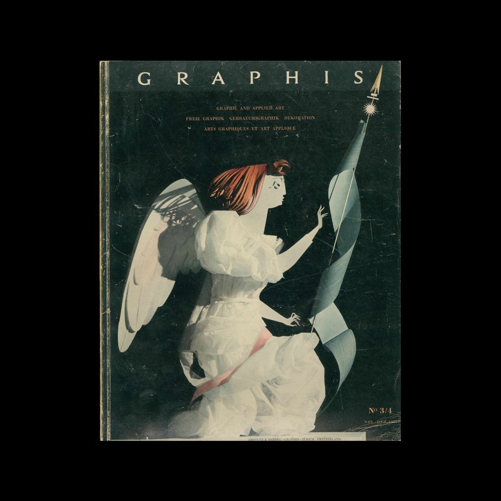 Graphis 03-04, 1944. Cover design by E. Haefelfinger