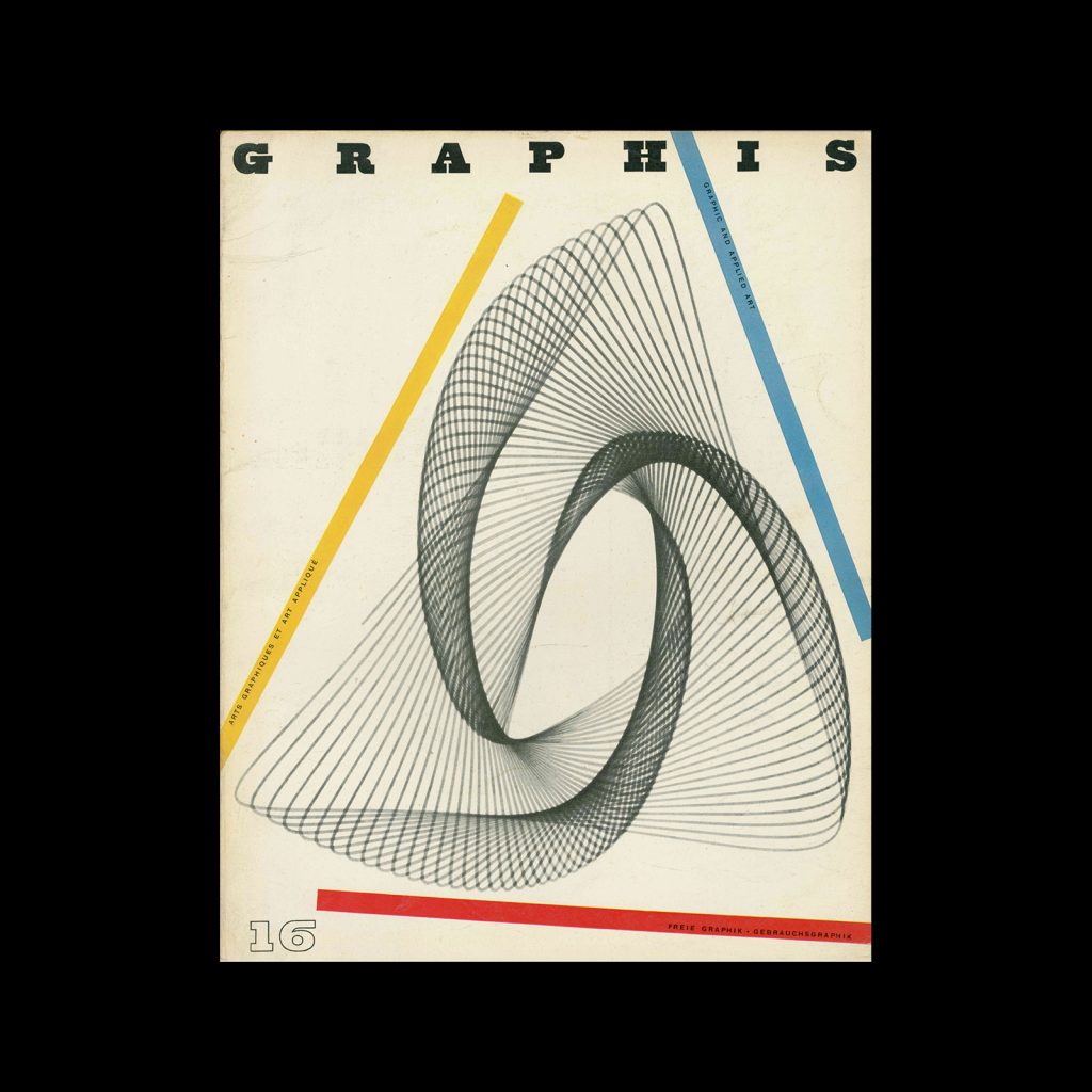 Graphis 16, 1946. Cover design by Walter Herdeg