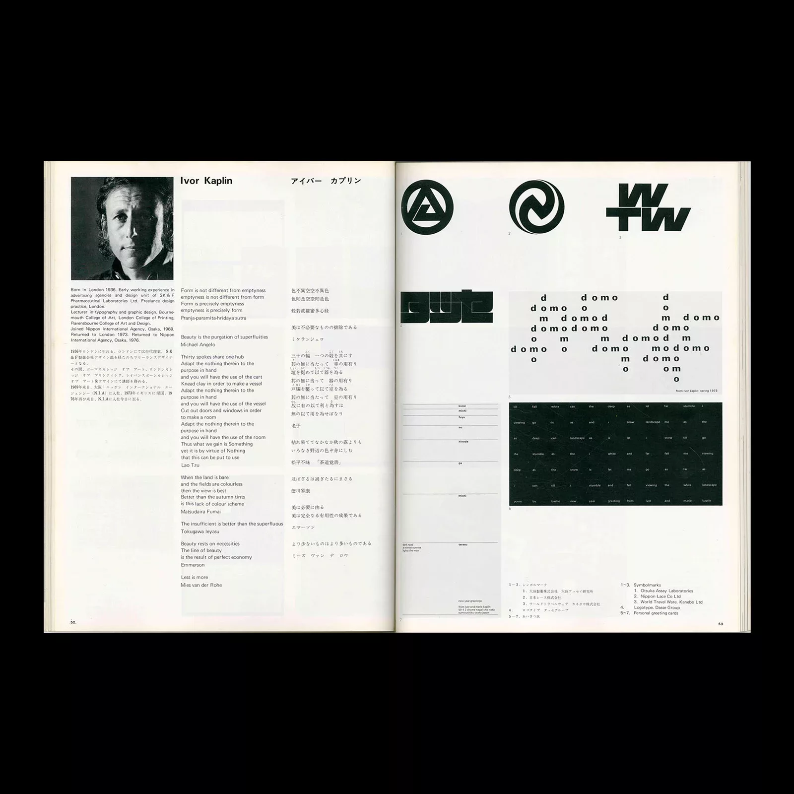 Idea 141, 1977-3. Ivor Kaplin Feature