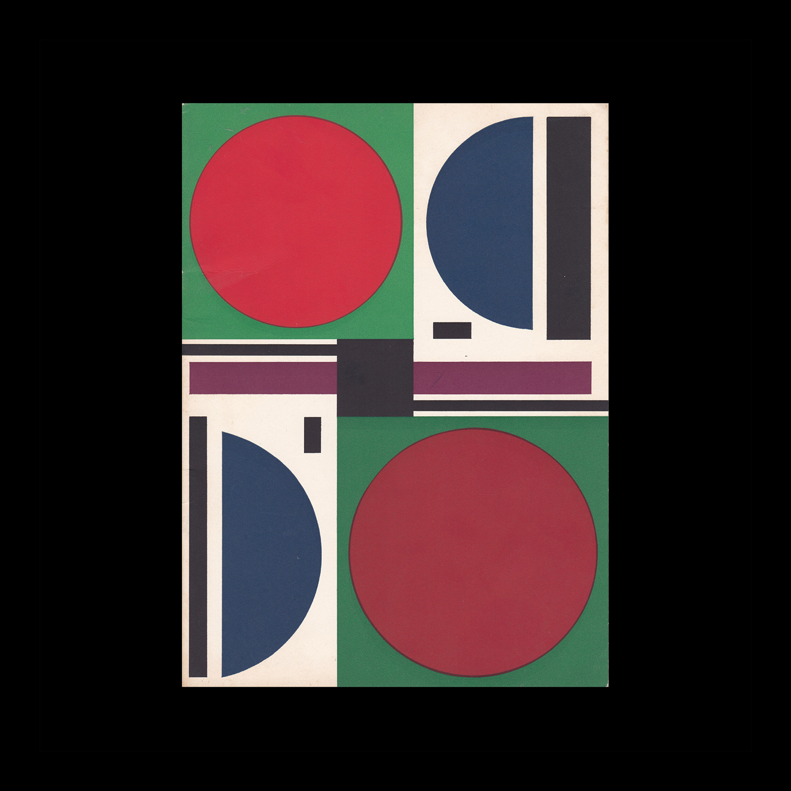 Auguste Herbin, Stedelijk Museum Amsterdam, 1963. Design most likely Willem Sandberg