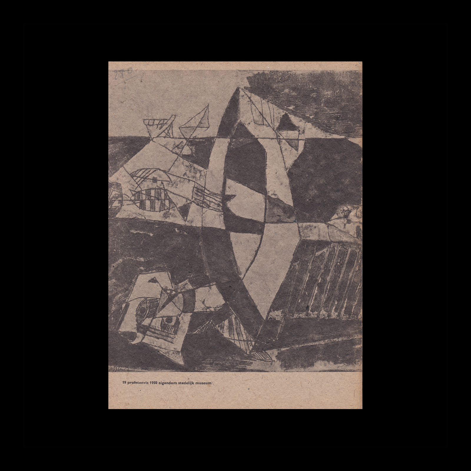 Fassbender, Stedelijk Museum Amsterdam, 1961. Design by Willem Sandberg