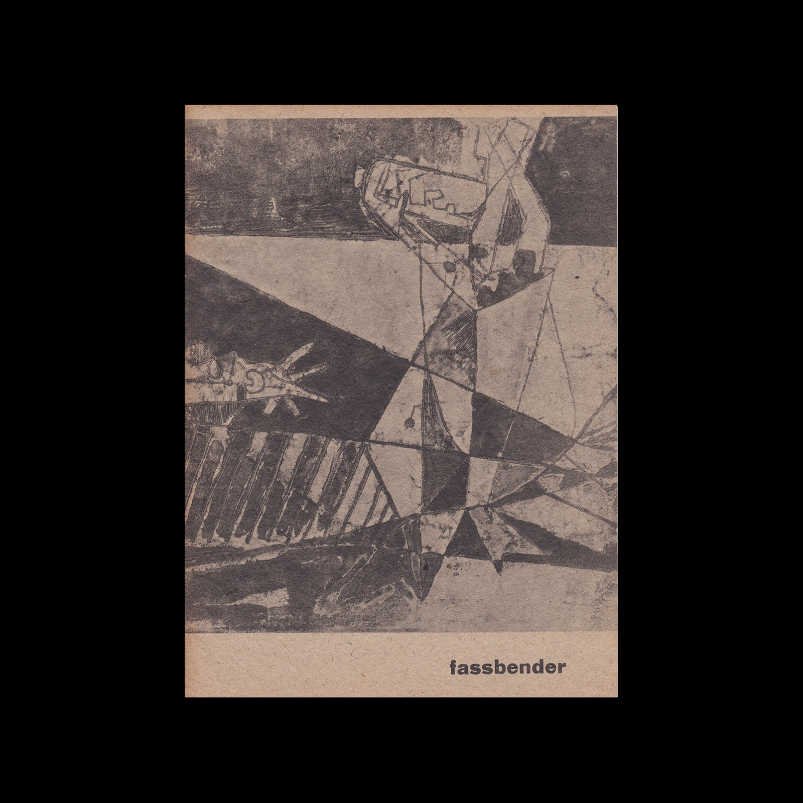 Fassbender, Stedelijk Museum Amsterdam, 1961. Design by Willem Sandberg