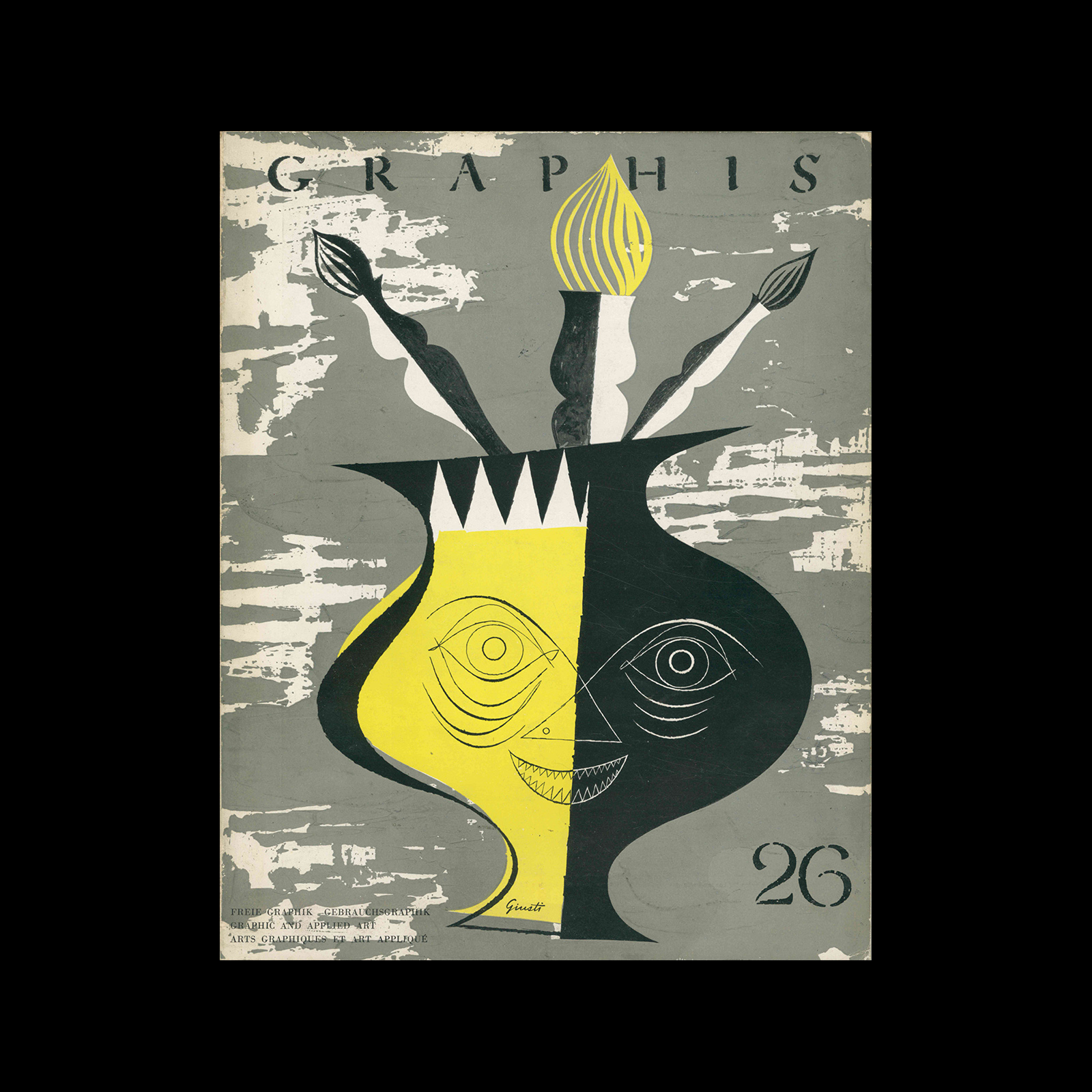 Graphis 26, 1949. Cover design by George Giusti