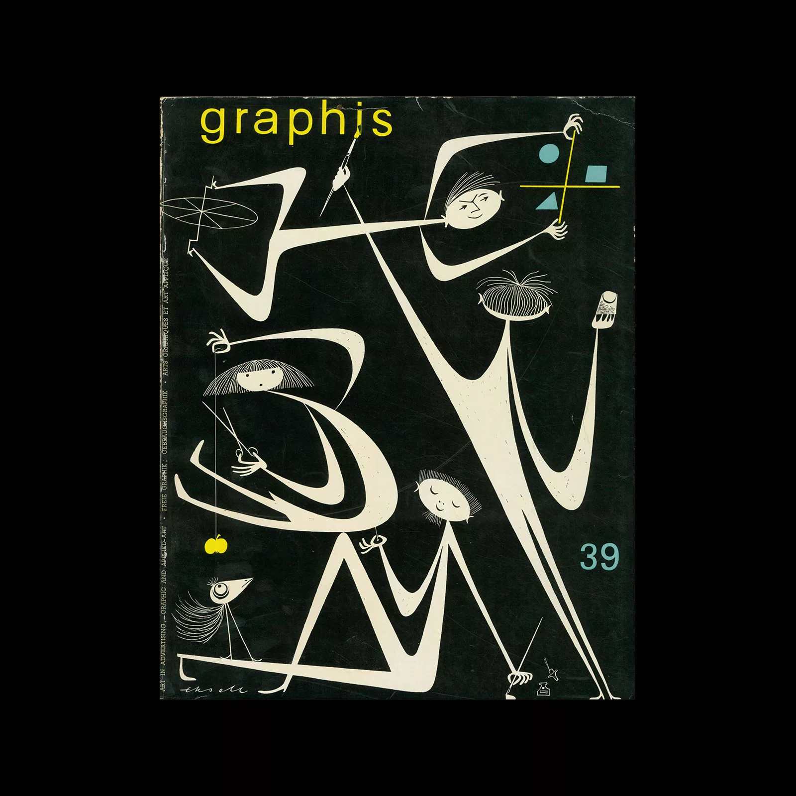 Graphis 39, 1952. Cover design by Olle Eskell