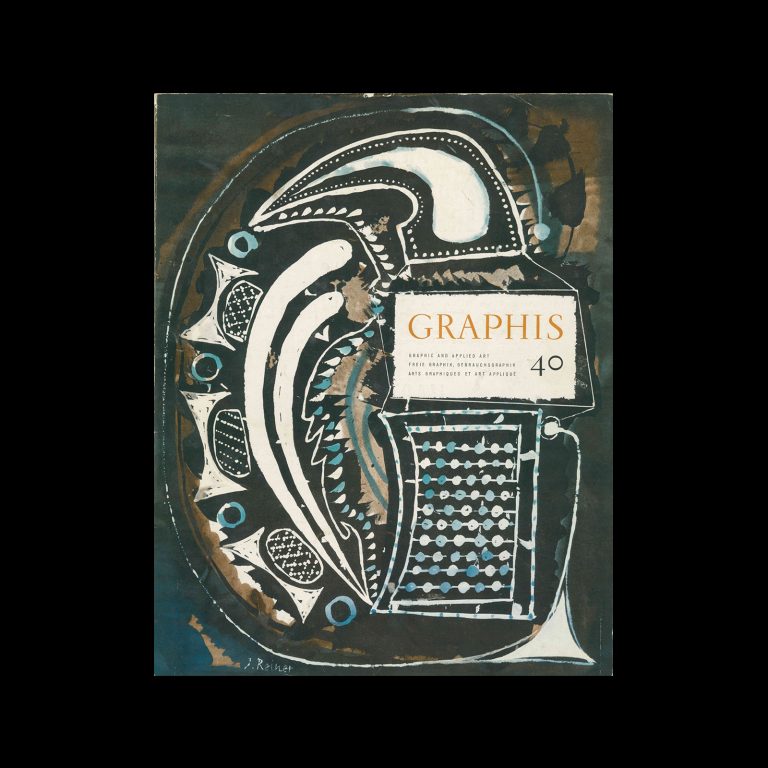 Graphis 40, 1952. Cover design by Imre Reiner