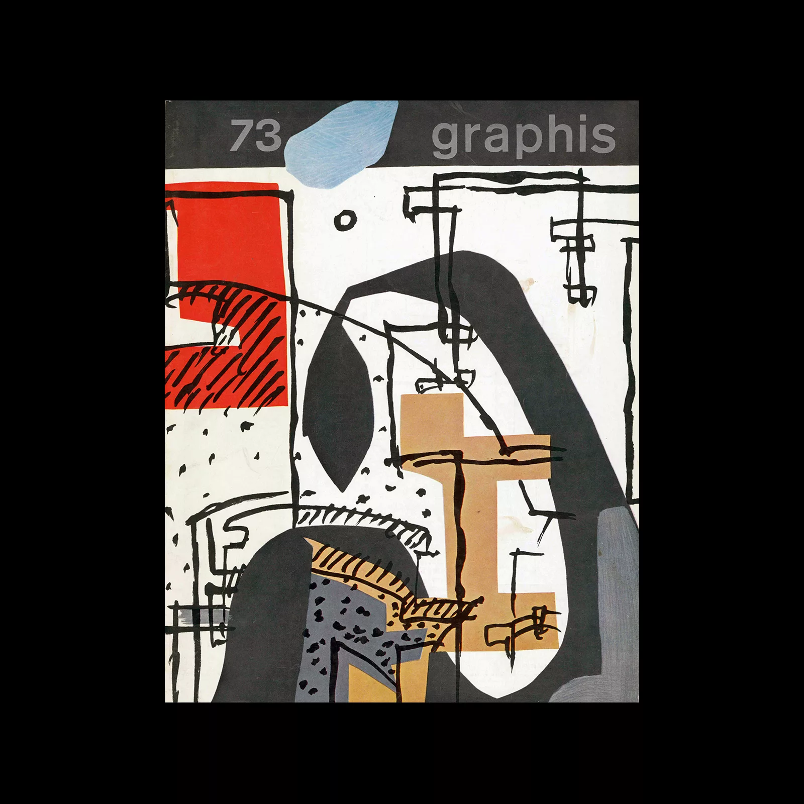 Graphis 73, 1957. Cover design by Le Corbusier.