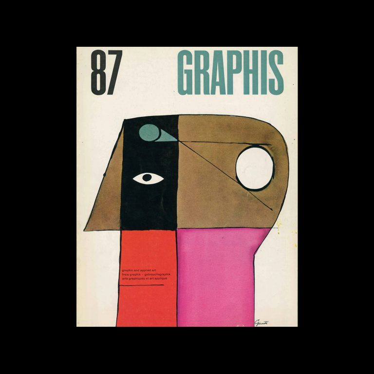 Graphis 87, 1960. Cover design by George Giusti.