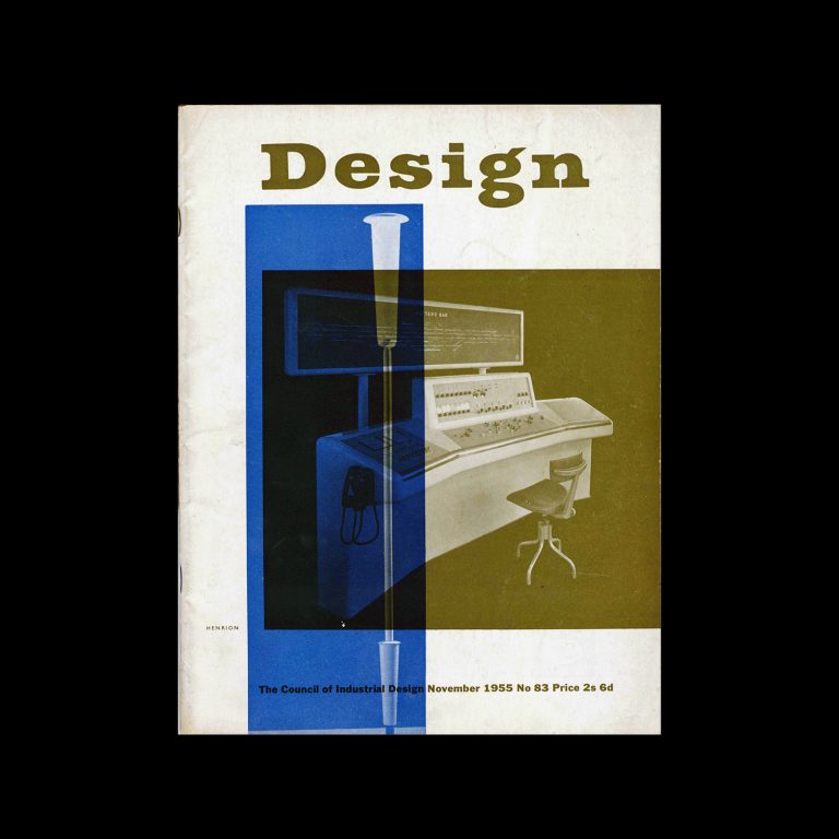 Design, Council of Industrial Design, 83, November 1955. Designed by Frederick Henri Kay Henrion.