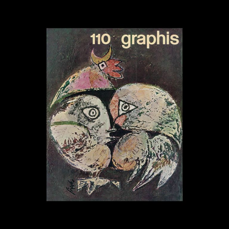 Graphis 110, 1963. Cover design by Walter Grieder.