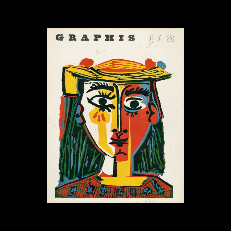 Graphis 112, 1964. Cover design by Pablo Picasso.