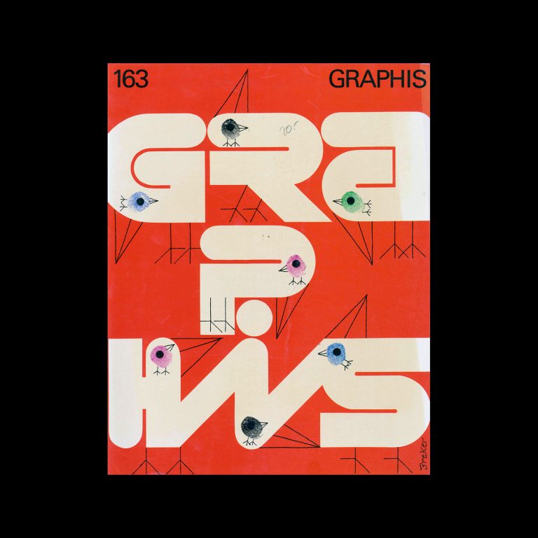 Graphis 163, 1972. Cover design by Walter Breker.