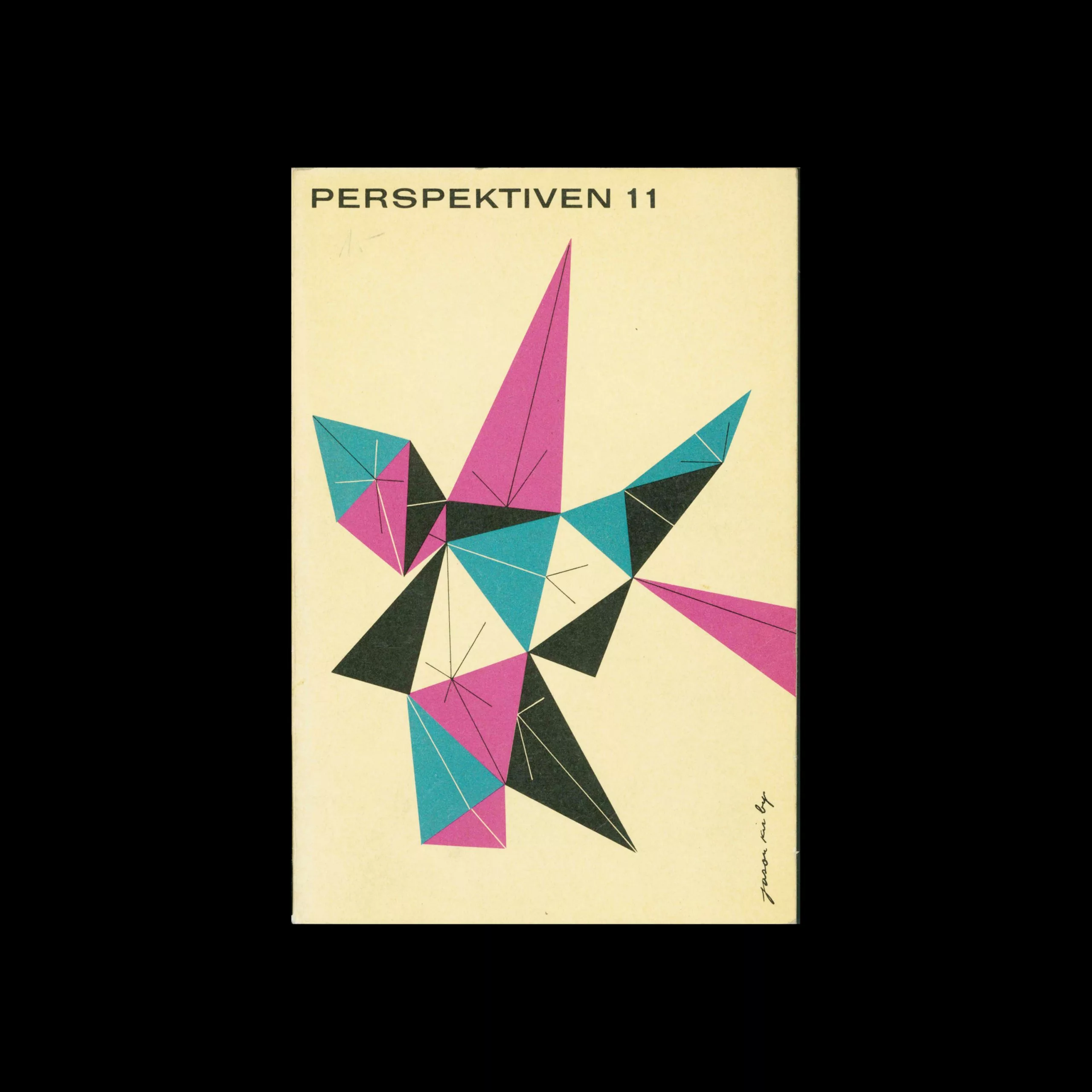 Perspektiven, Literatur, Kunst, Musik, 11, 1955. Cover design by Jason Kirkby
