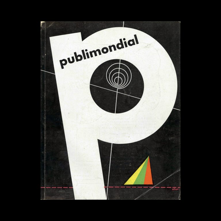 Publimondial 24, 1950. Cover design by Walter Allner.