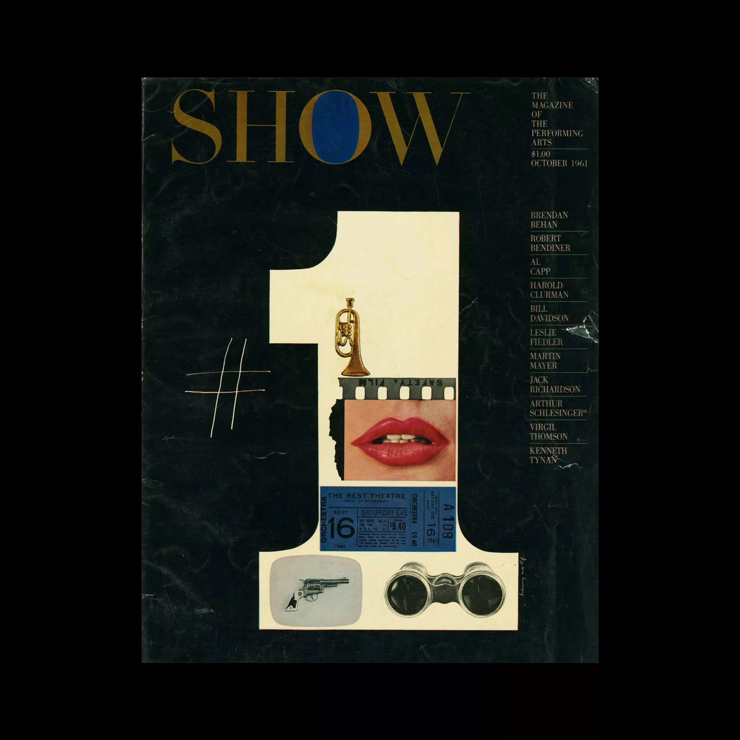 Show, October 1961. Designed by Henry Wolf.