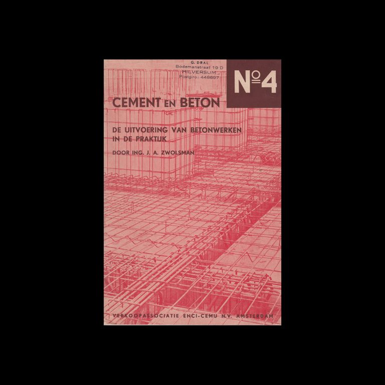 Cement en Beton, 4, 1940. Design by Paul Schuitema.