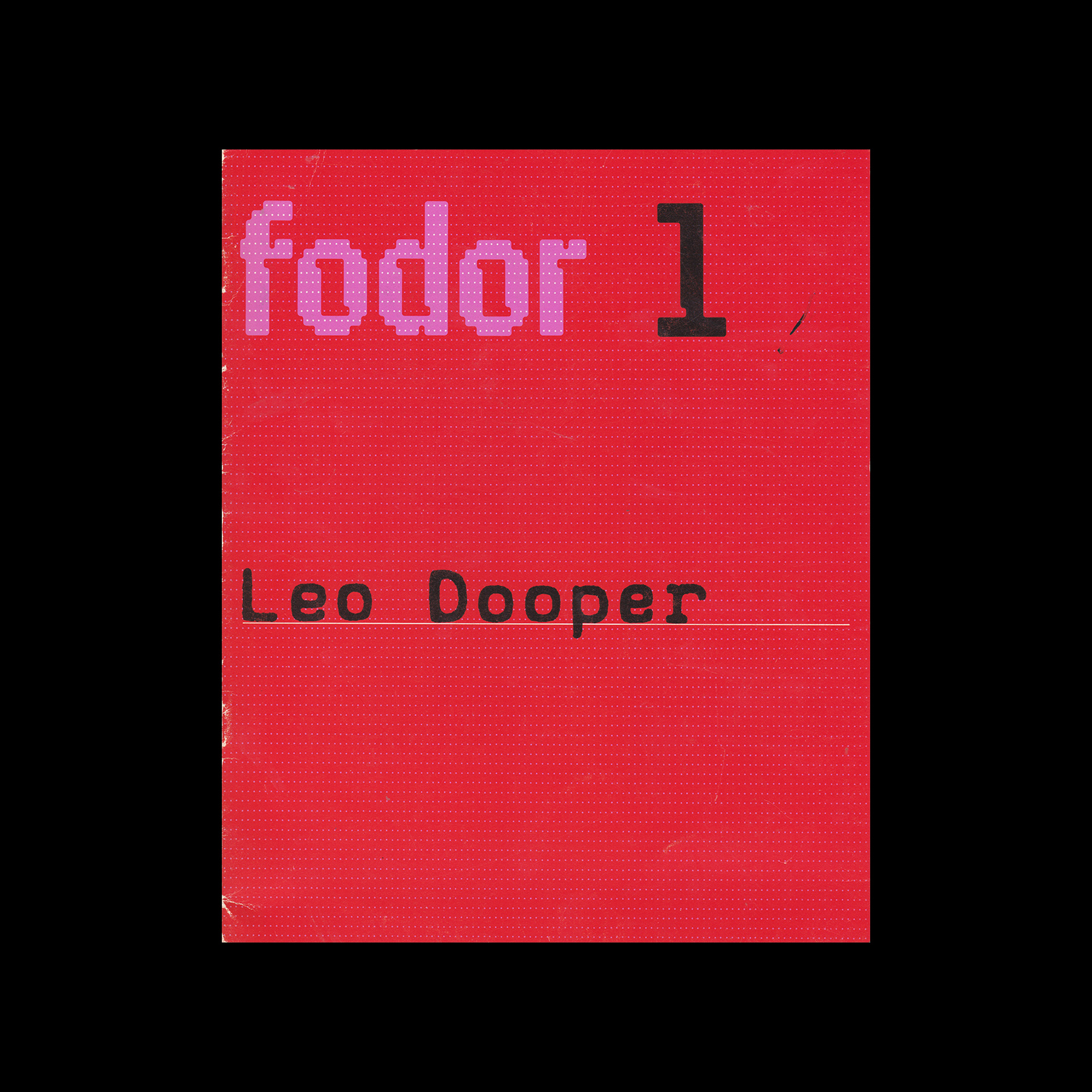 Fodor 1, 1972 - Leo Dooper. Designed by Wim Crouwel.