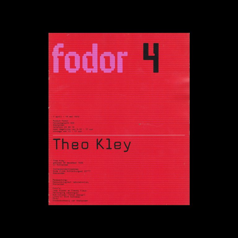 Fodor 4, 1972 - Theo Kley