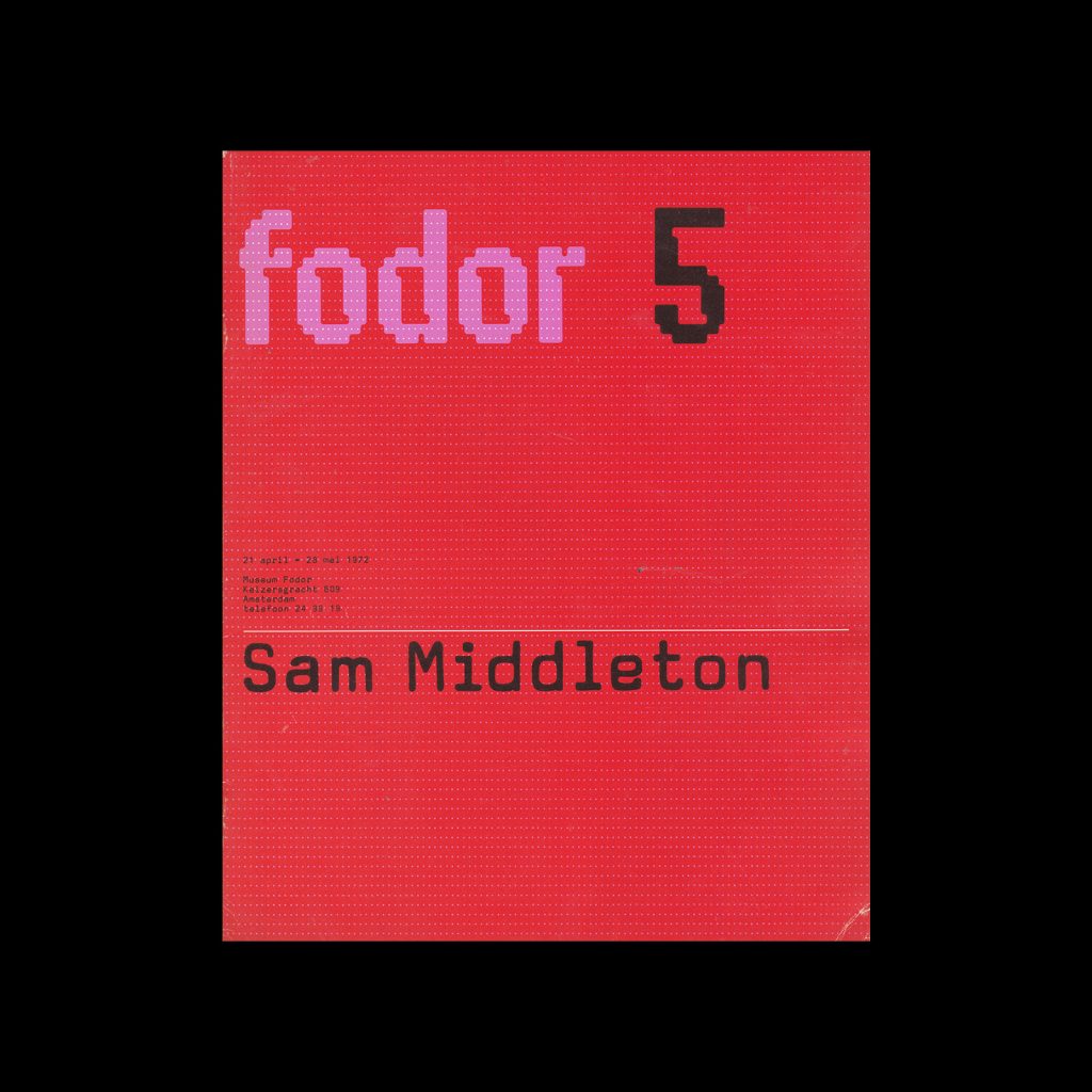 Fodor 5, 1972 – Sam Middleton