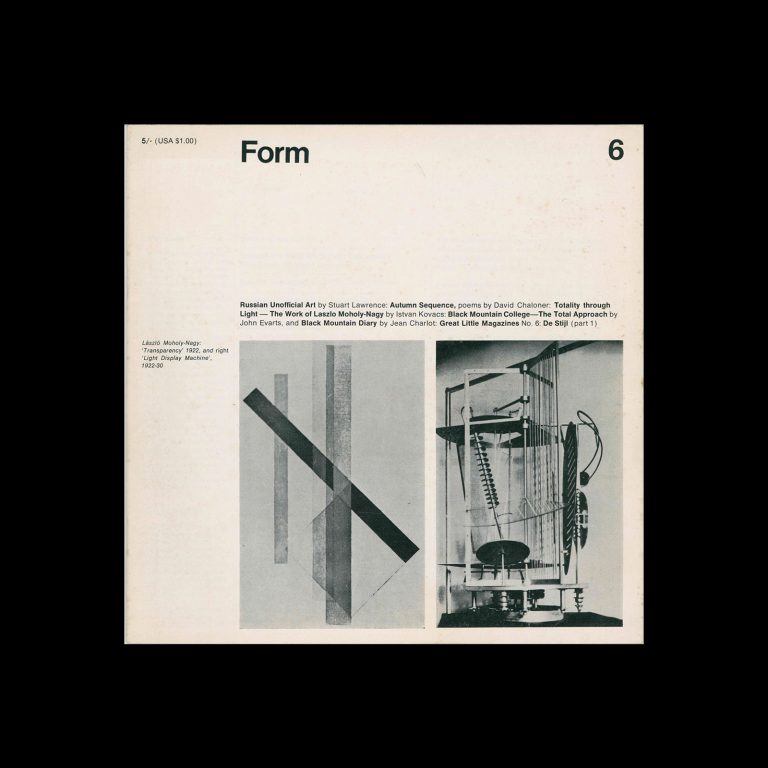 Form, No.6, December 1967