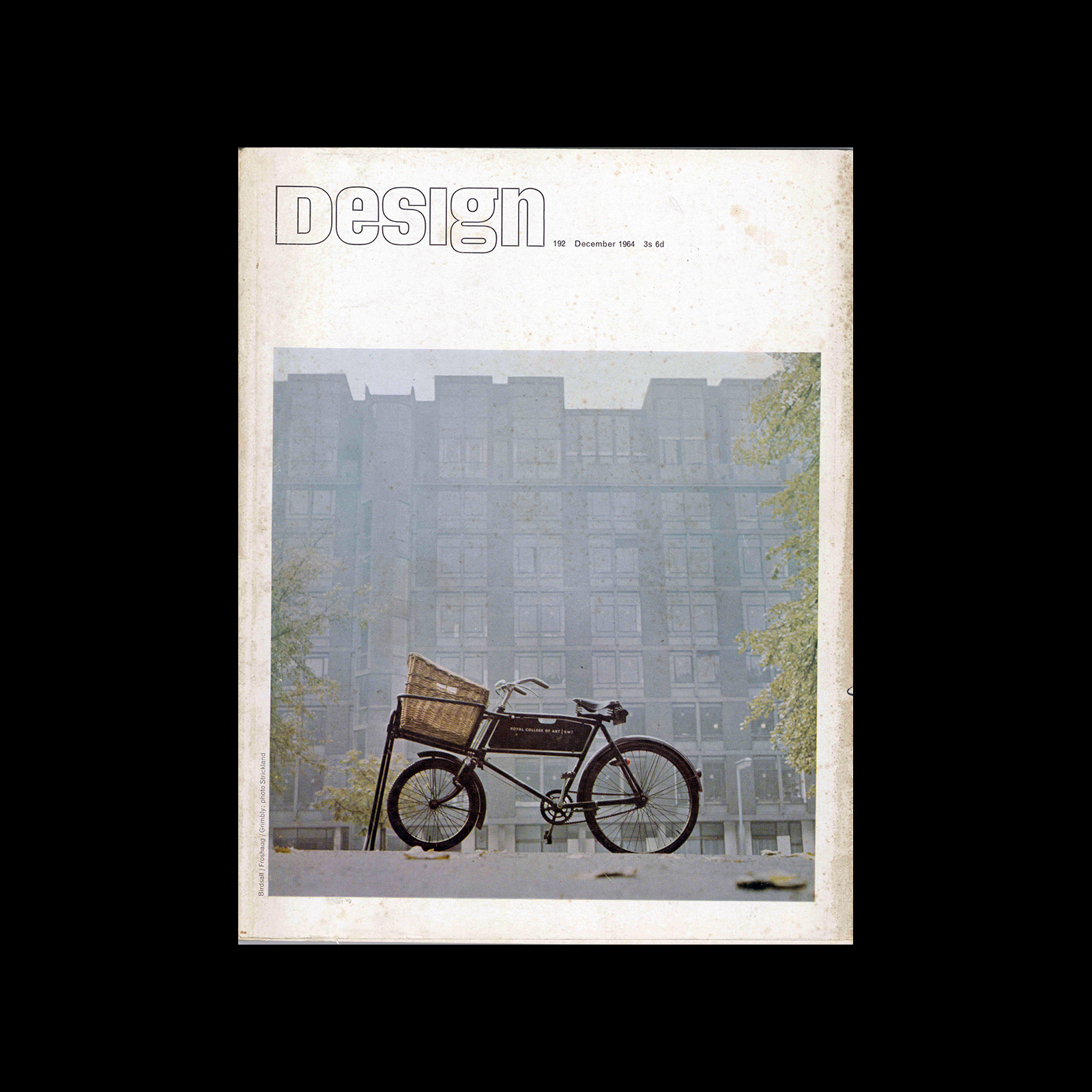 Design, Council of Industrial Design, 192, December 1965. Cover by Derek Birdsall and Anthony Froshaug