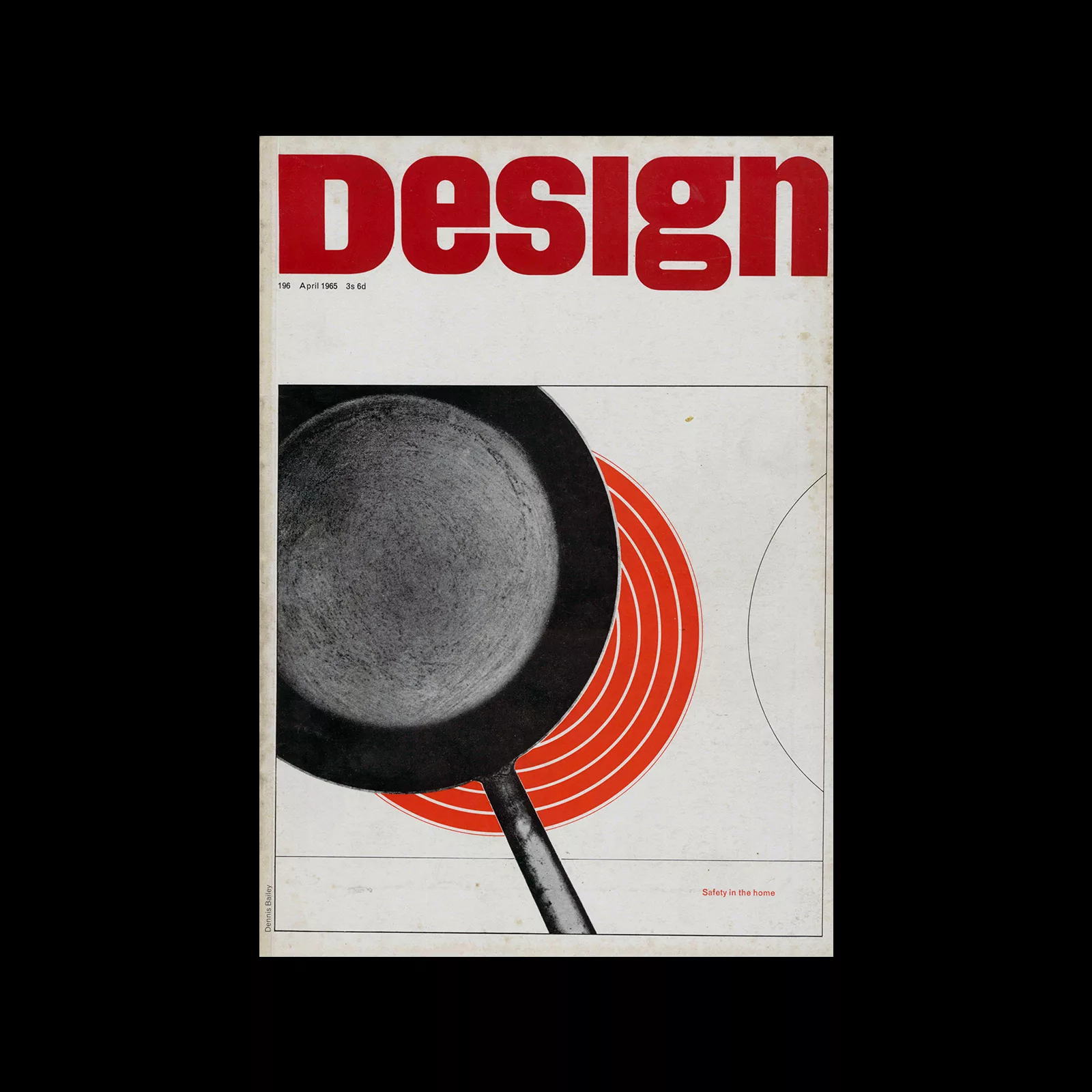 Design, Council of Industrial Design, 196, April 1965. Cover design by Dennis Bailey