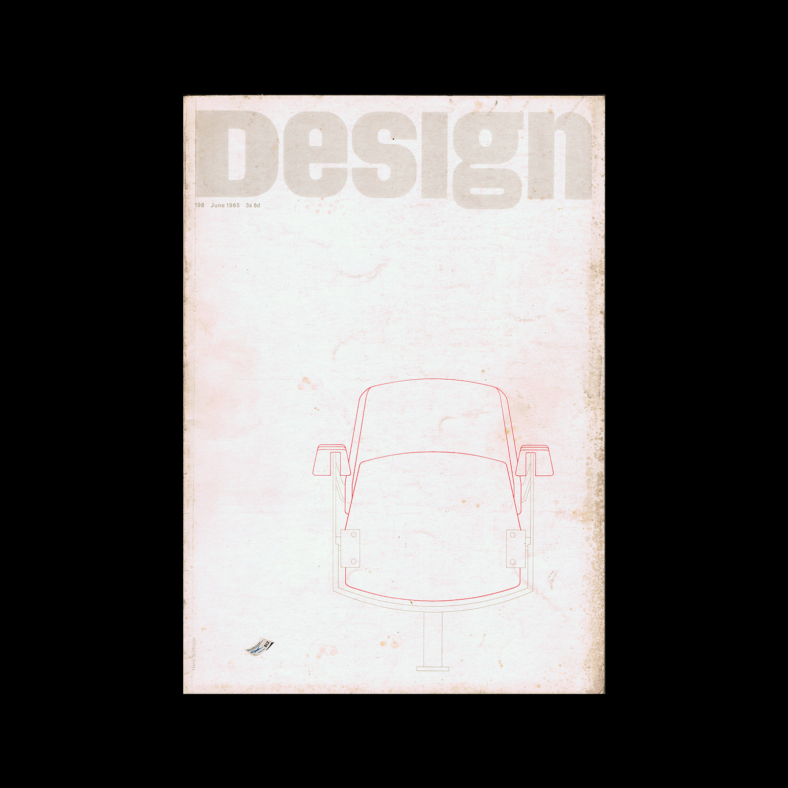 Design, Council of Industrial Design, 198, June 1965. Cover design by Hans Schleger