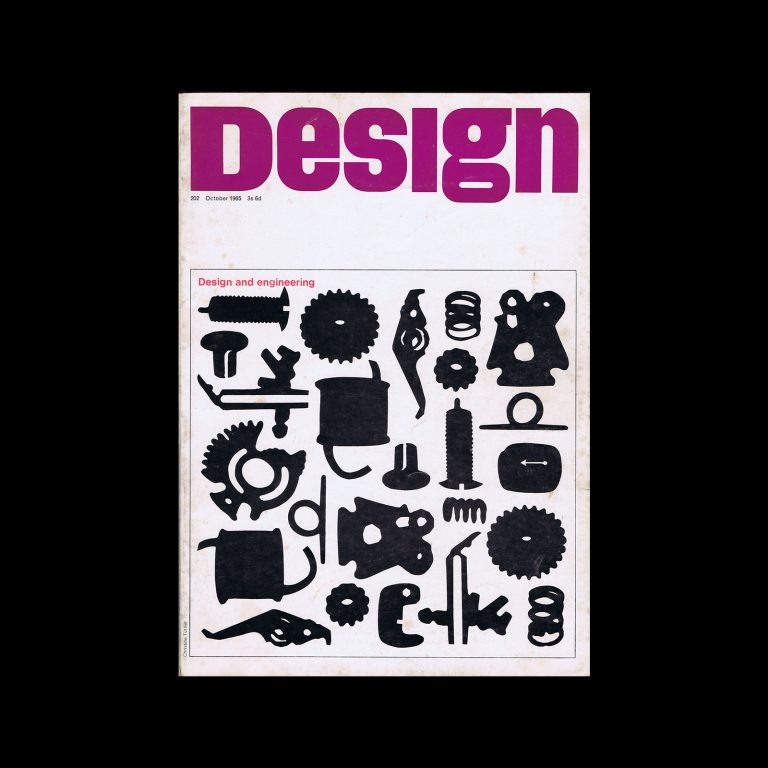 Design, Council of Industrial Design, 202, October 1965. Cover design by Christine Turner